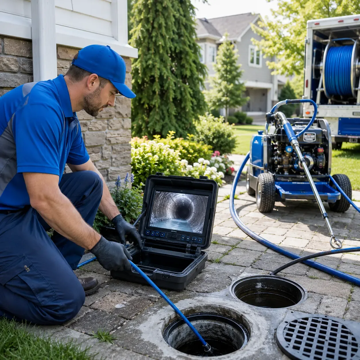 Outdoor drain cleaning professionals serving Montrose, SD